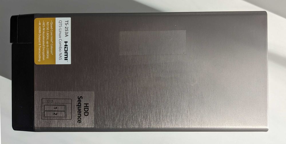 Serwer plików NAS QNAP TS-253A-16G Quad-Core 16GB RAM + Dyski 2 x HGST