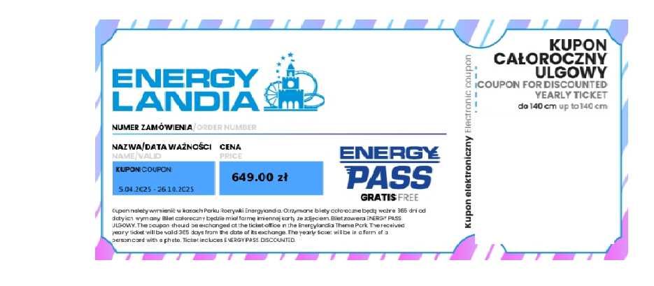 Bilet Roczny Energylandia Fast Pass