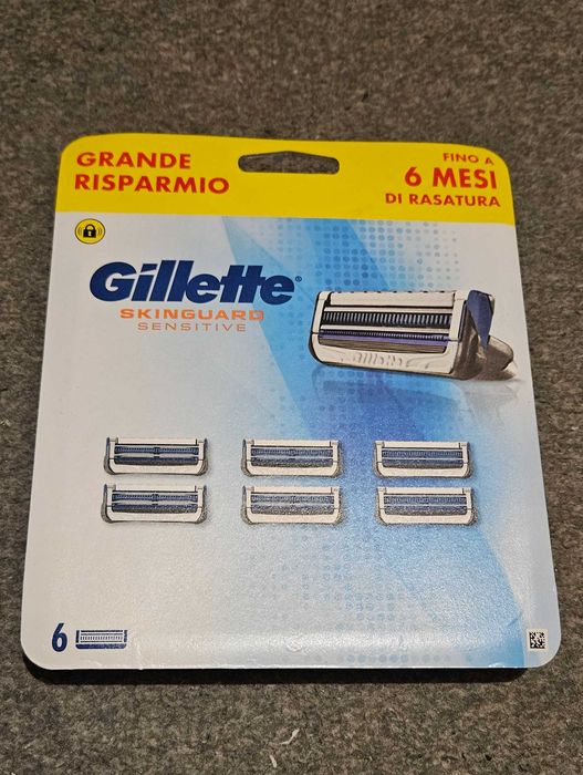 Gillette Skinguard Sensitive 6 wkładów nowe oryginalne !