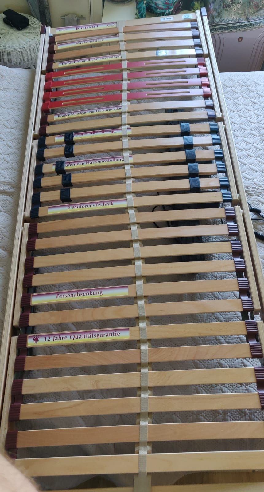 Stelaż elektryczny niemiecki Konsul 80x200 dwa silniki