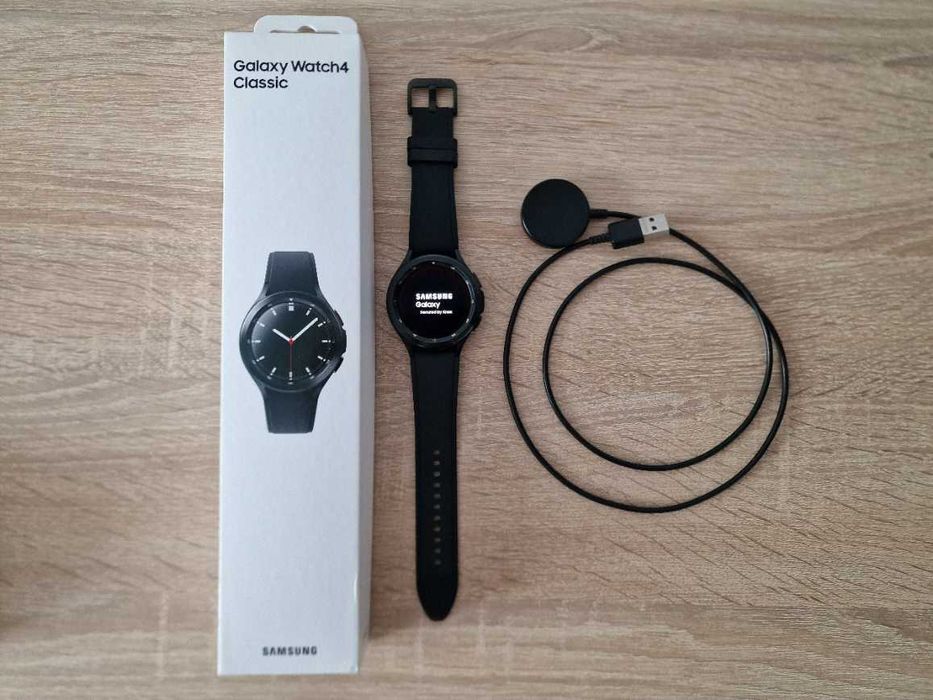Samsung Galaxy Watch 4 Classic 46mm BLACK LTE eSIM - mało używany