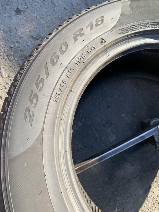Шини 255/60 R18 Pirelli пара   зима 2023 рік 6,5  мм