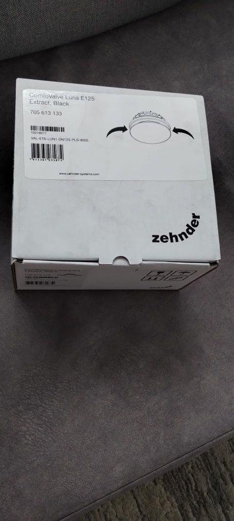 Anemostat Zehnder Luna S 125
