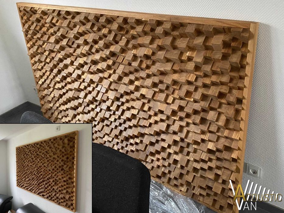 Panel Akustyczny, Dyfuzor, Rozproszenie Fal, Panel Dekoracyjny