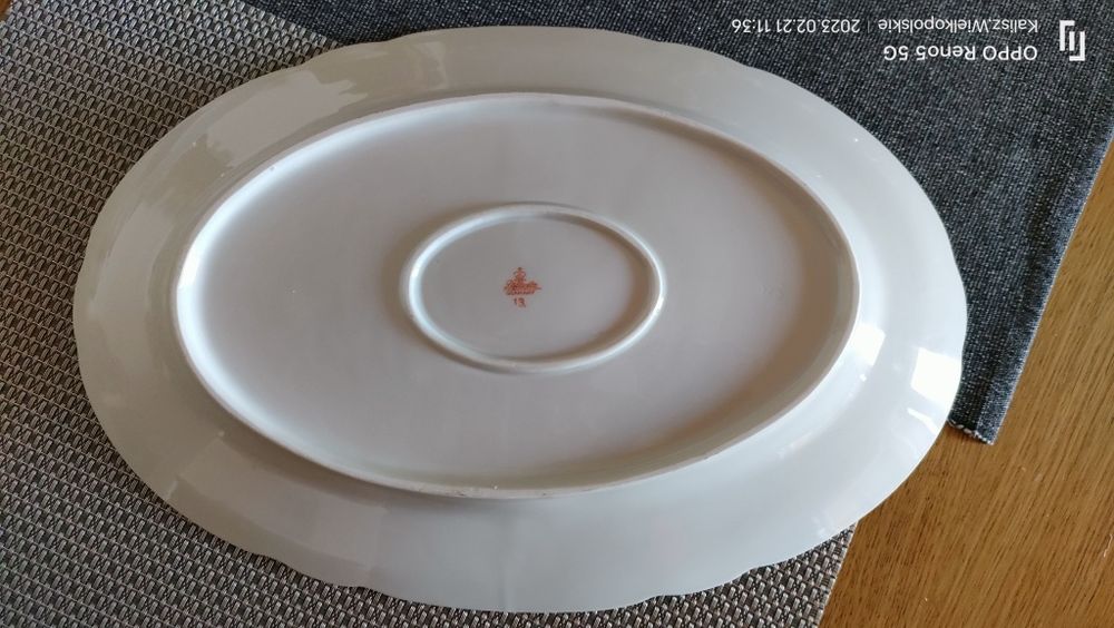 Patera porcelanowa niemiecka