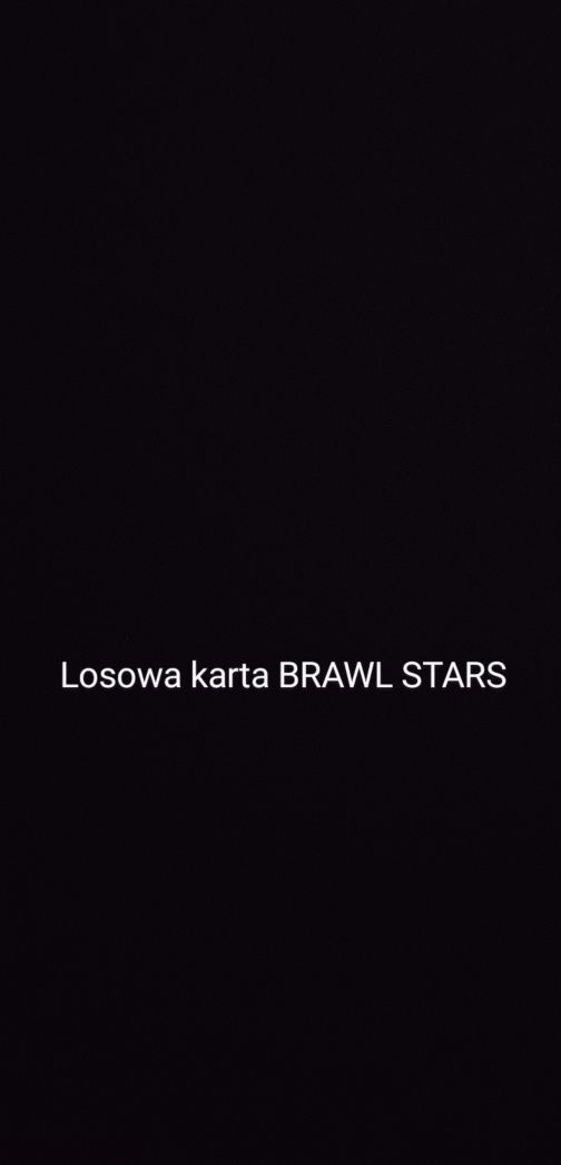 Losowa karta brawl stars. 5szt.