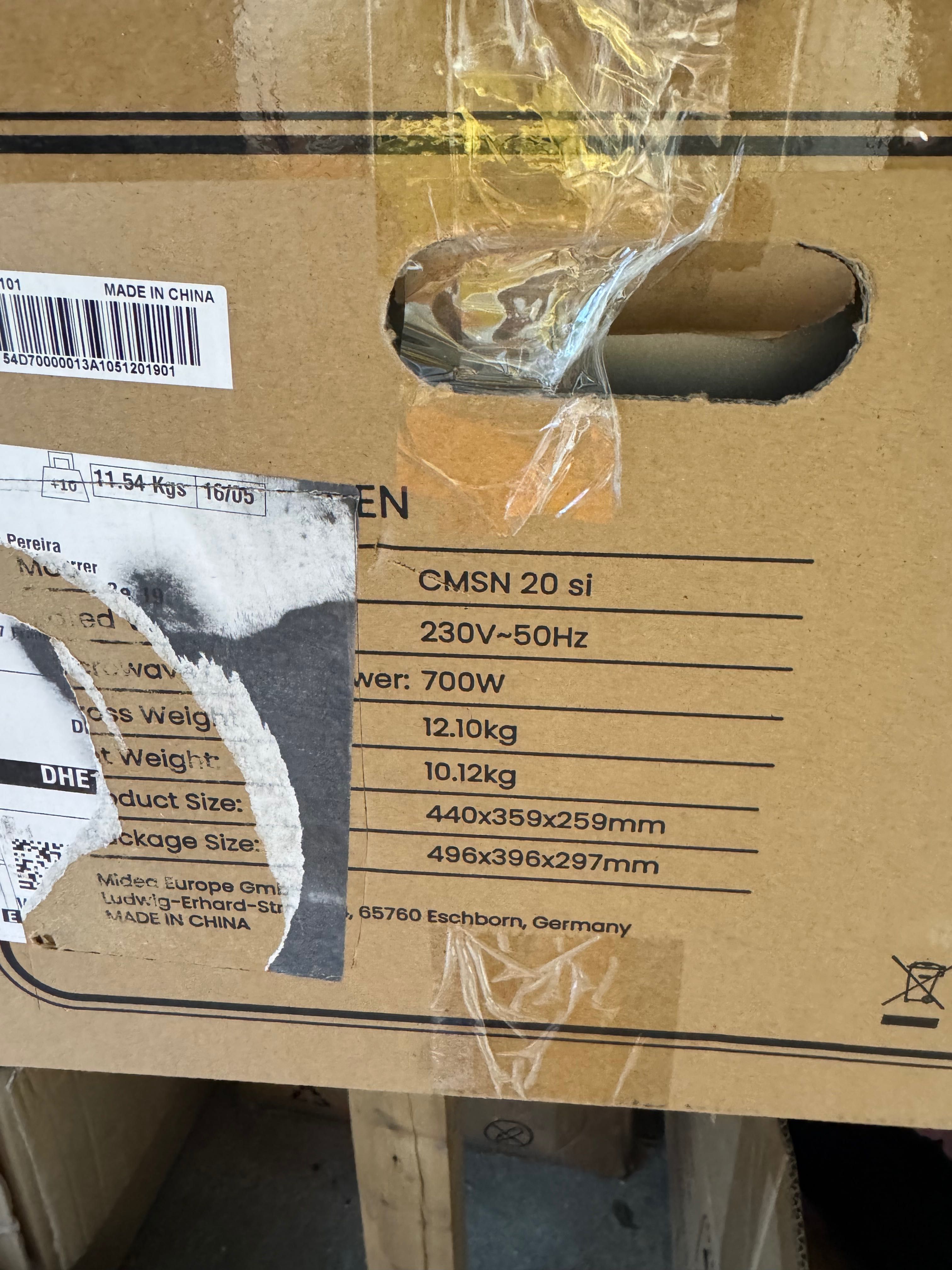 Kuchenka mikrofalowa 20 L ,Cmsn20SI Comfee