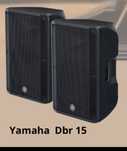 Vendo colunas amplificadas yamaha 15"