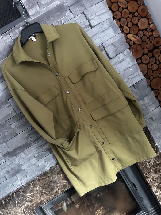 Koszula narzutka h&m oliwka roz xs oversize