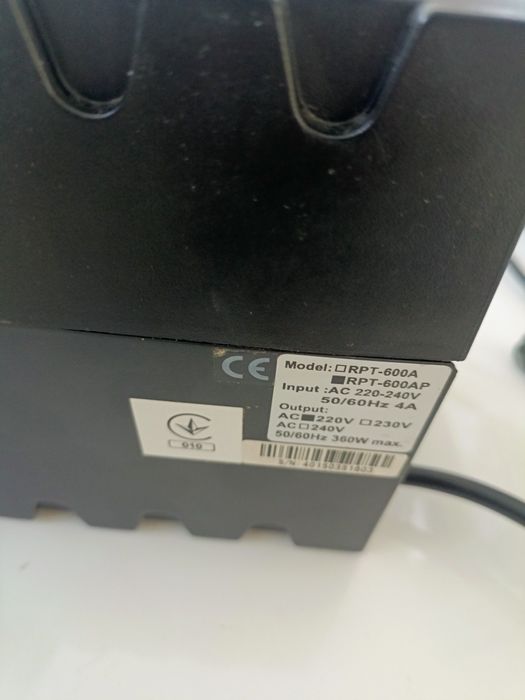 Безперебійник powercom rpt-600ap без батареї
