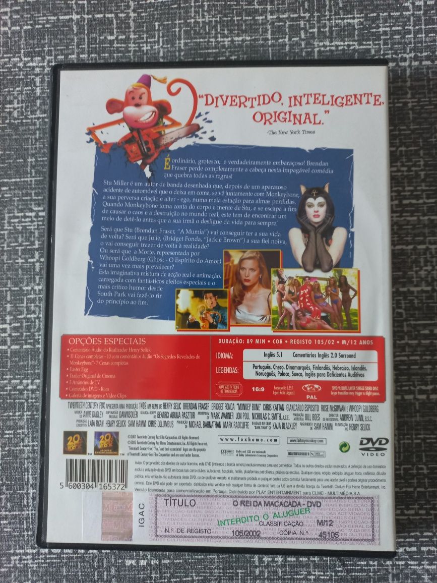 Dvd filme Monkey Bone