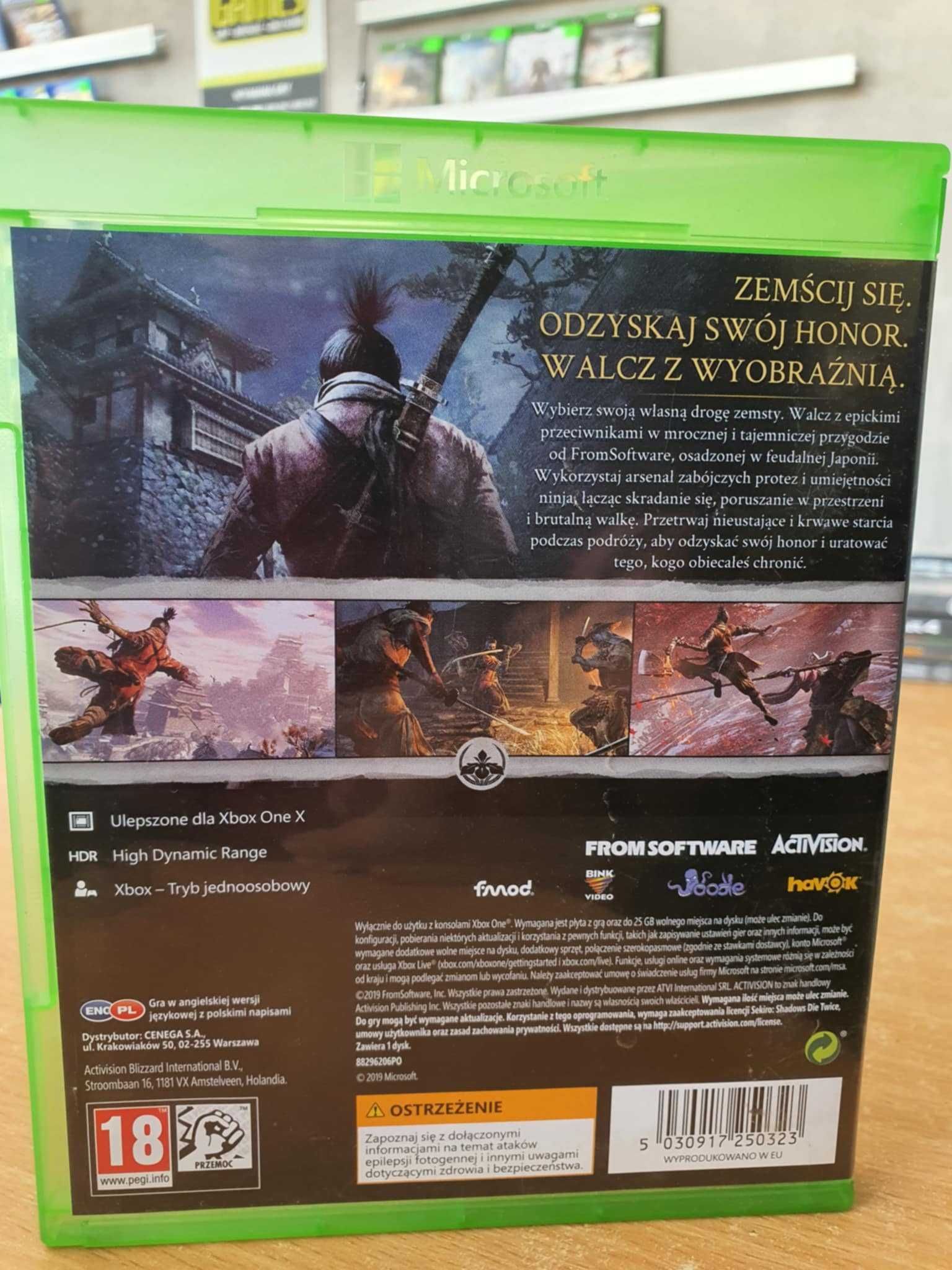 Sekiro Shadows Die Twice XBOX ONE Skup/Sprzedaż/Wymiana Lara Games