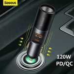Автомобильное зарядное устройство  Baseus Share Together 120w
