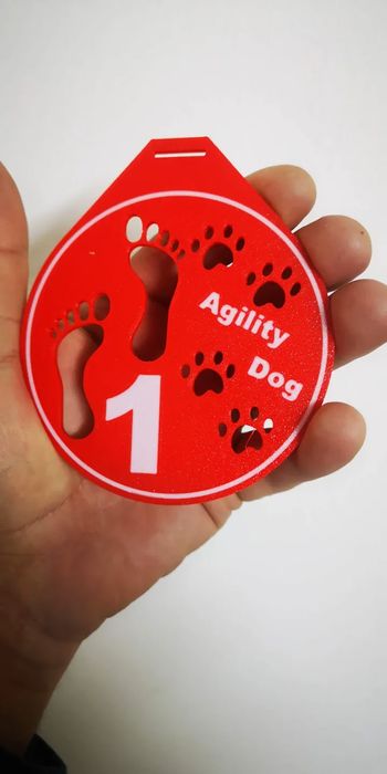 Medalha Personalizada para Cães de Agilidade