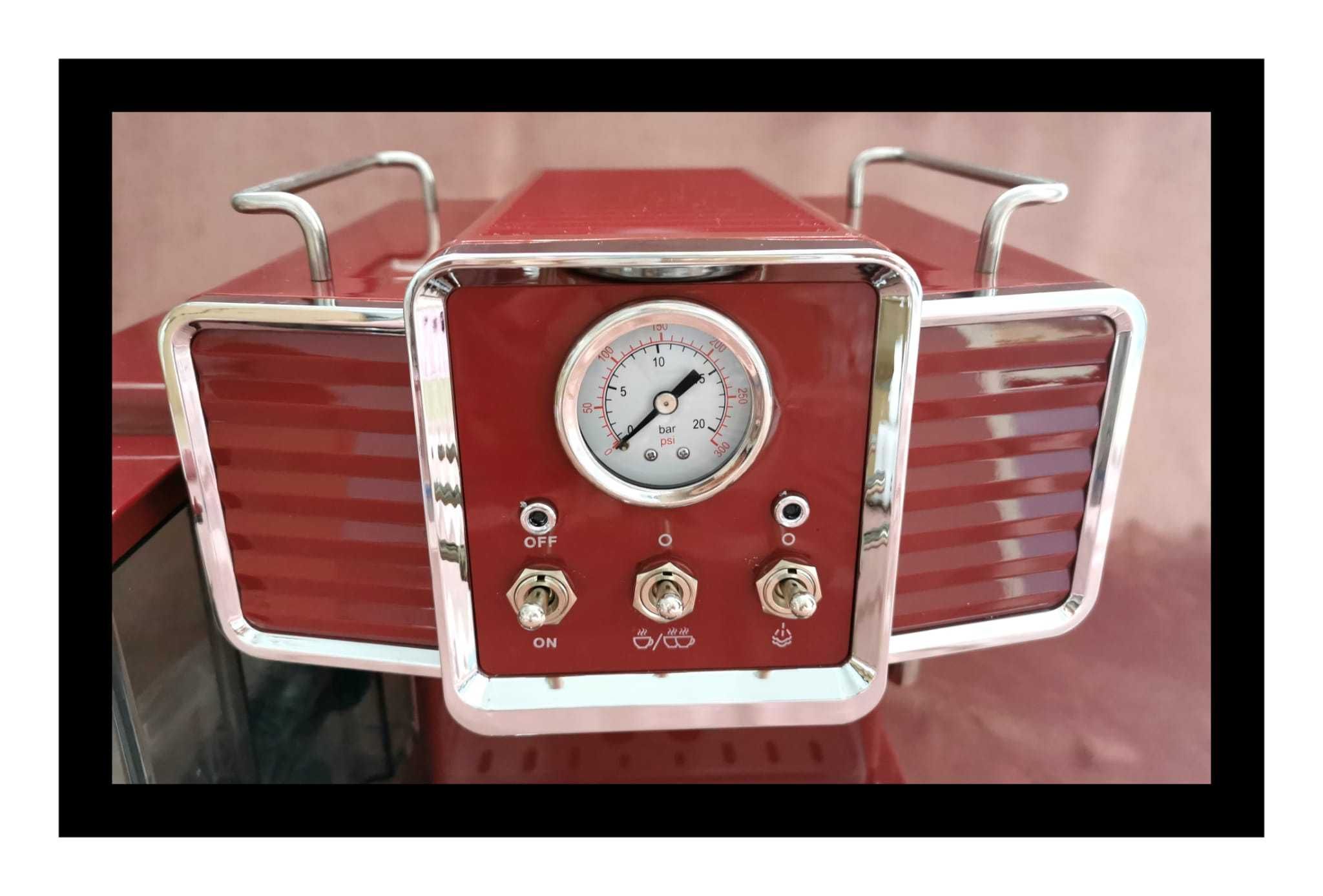 Ekspres do kawy KlarsteinGustoClassico#nowy #czerwony #retro #espresso