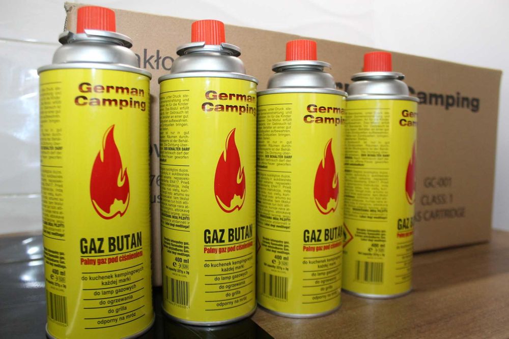 4 kartusze gazowe niska cena 400 ml 227 gram