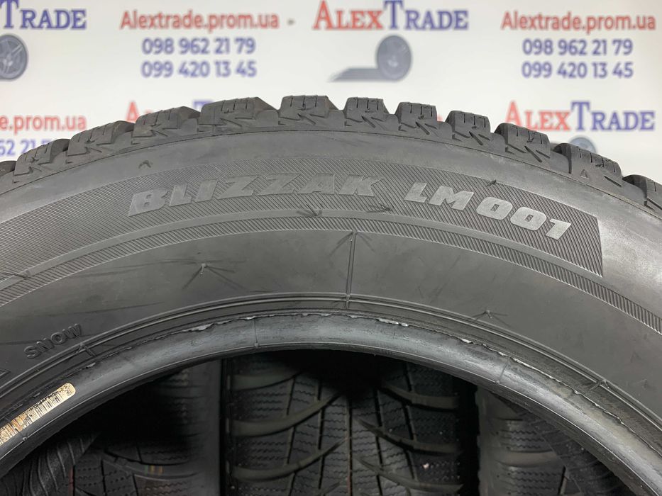4 шт. 205/60 R16 Bridgestone Blizzak LM001 зимові шини б/у, 7 мм
