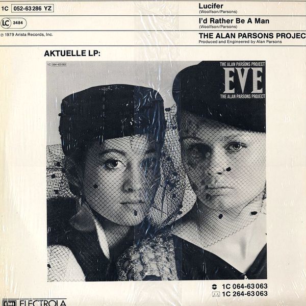 The Alan Parsons project 2 пластинки, альбом Eve  и maxi single