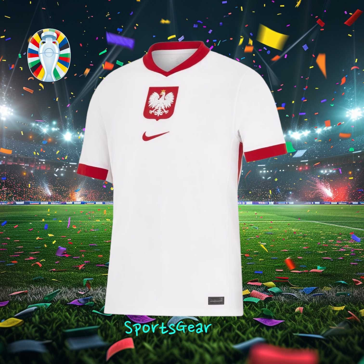 POLSKA Koszulka NIKE Domowa EURO 2024 Rozmiar S