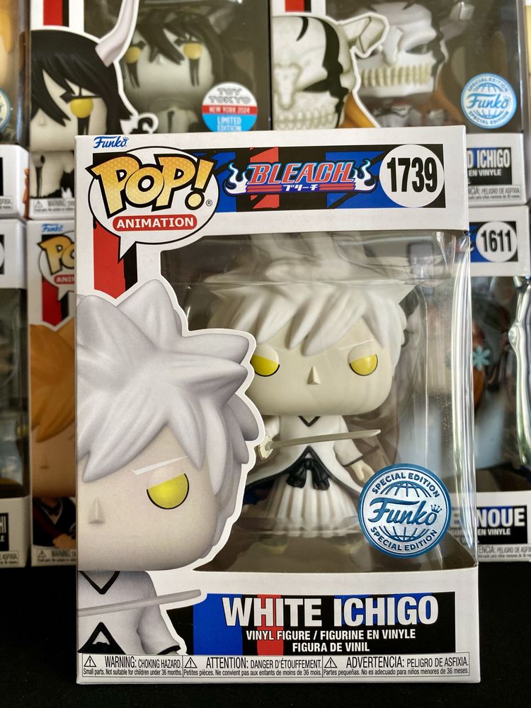 Nowa figurka Funko Pop! White Ichigo #1739 Bleach Naruto One Piece