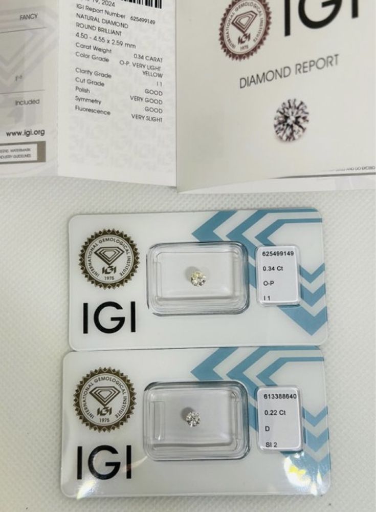 Diamantes Naturais - Brilhantes - Certificados
