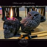 Świeczka Sowa + świeczka czaszka, natural essence, natural wax