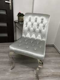 Krzeslo tapicerowane glamour