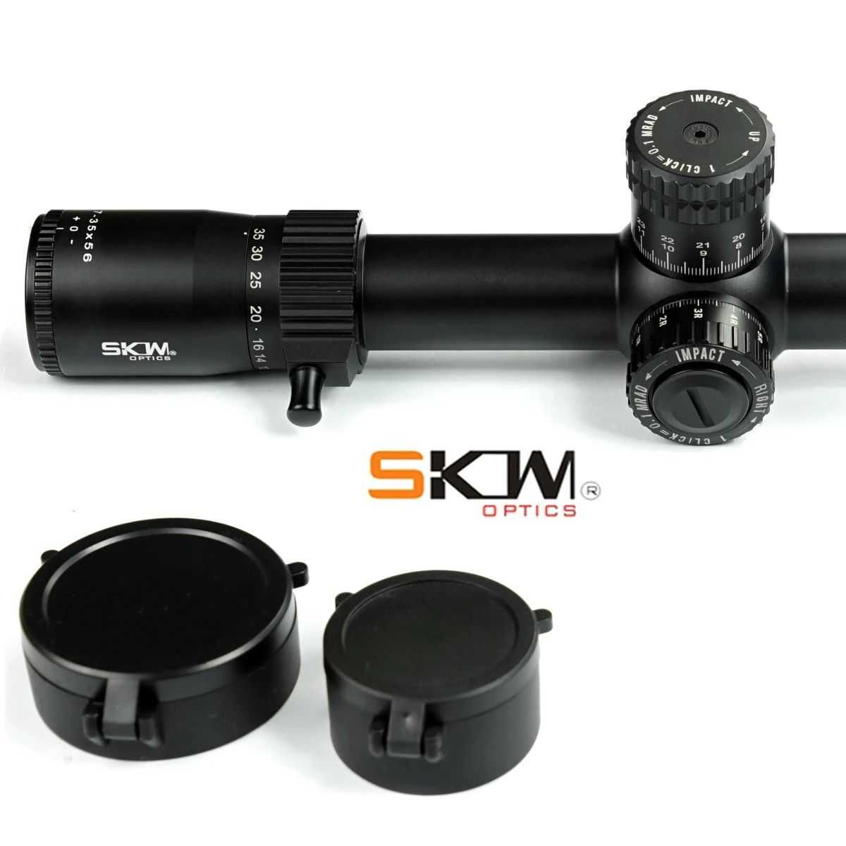 Оптический прицел SKW optics 7-35x56 FFP оптичний приціл Zero Stop