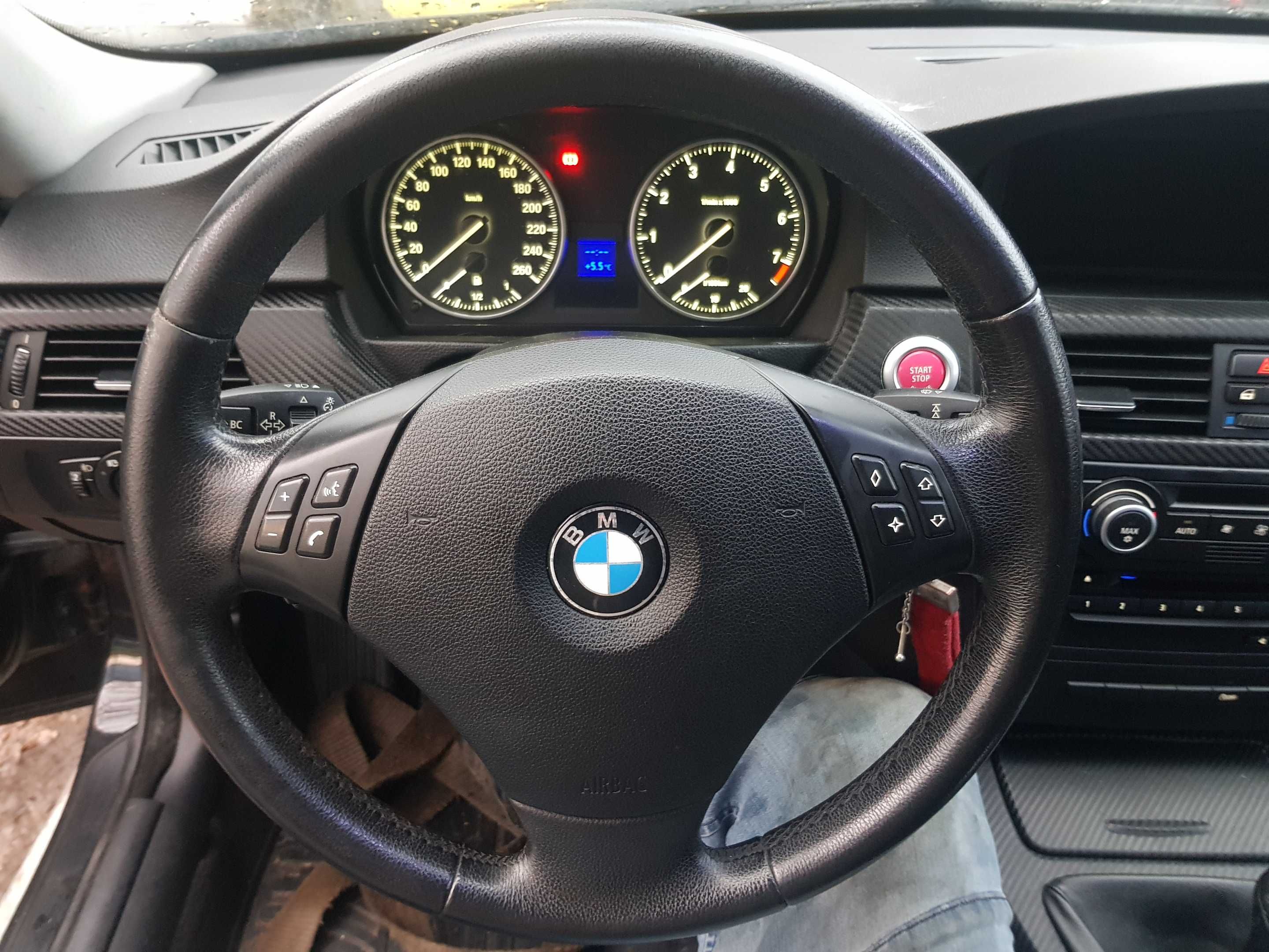 BMW E90 E91 E92 E93 Benzyna Białe Zegary Europa Wysyłka CZĘŚCI