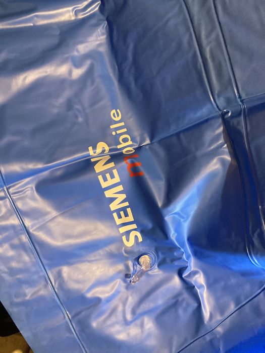 Materac pompowany pojedynczy 1-psobowy gumowy