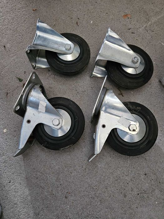 Zestaw Kółka Koła FI 160 mm 800 kg rusztowanie