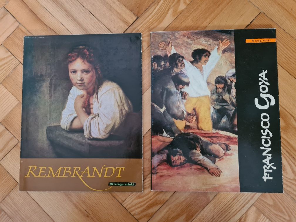 W kręgu sztuki - 2 albumy: Rembrandt, Francisco Goya