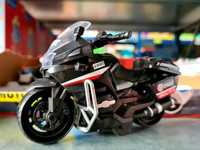 Motor motocykl zabawka nowa czarny nowy
