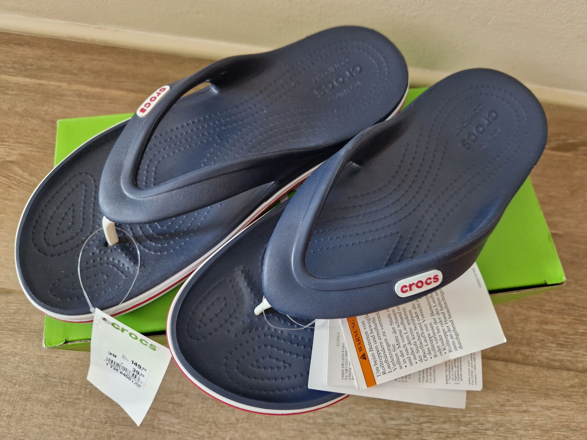 Japonki Crocs 39