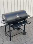 Grill duzy zamykany beczka * NOWY *