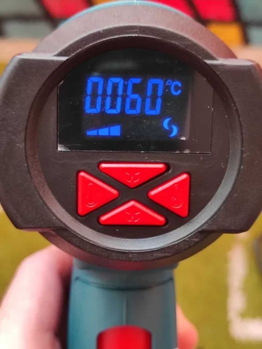 Фен промисловий, професiйний MYTHTIGER 2000 Вт, з LCD дисплеєм