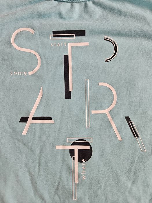 Sportowy damski top rozm. M turkus Decathlon Domyos