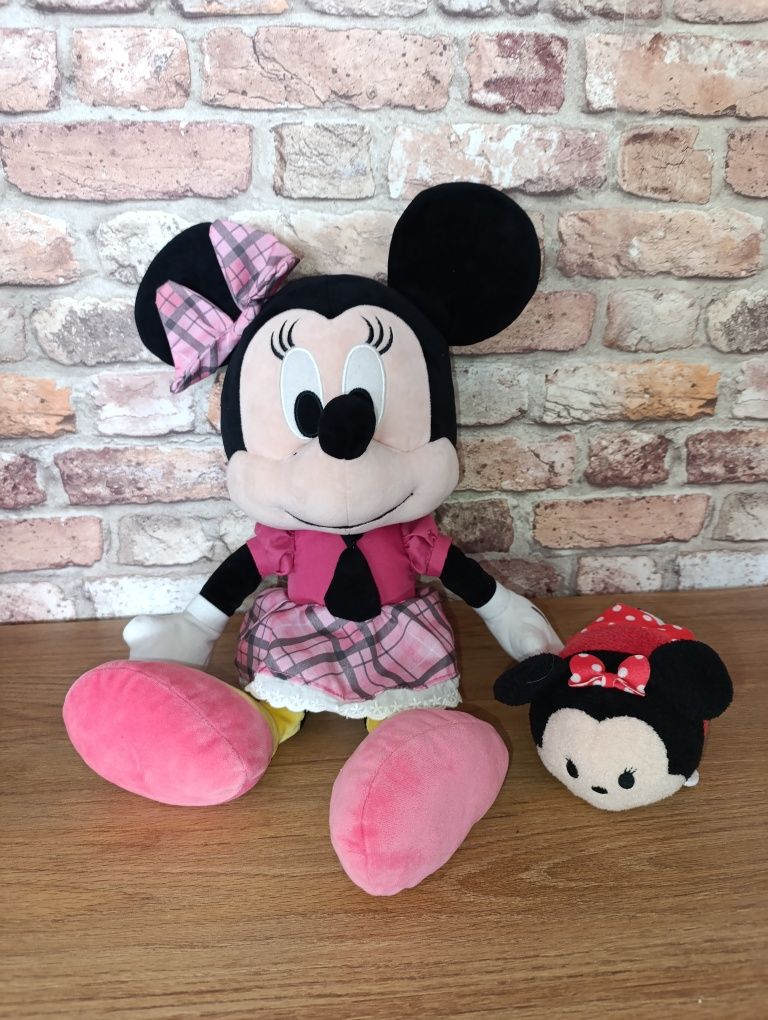 Myszka Minnie duża i tsum tsum dwie maskotki Disneya zestaw