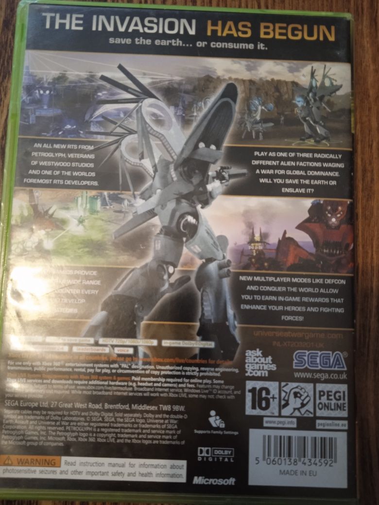 Universe at war earth assault gra na Xbox 360
