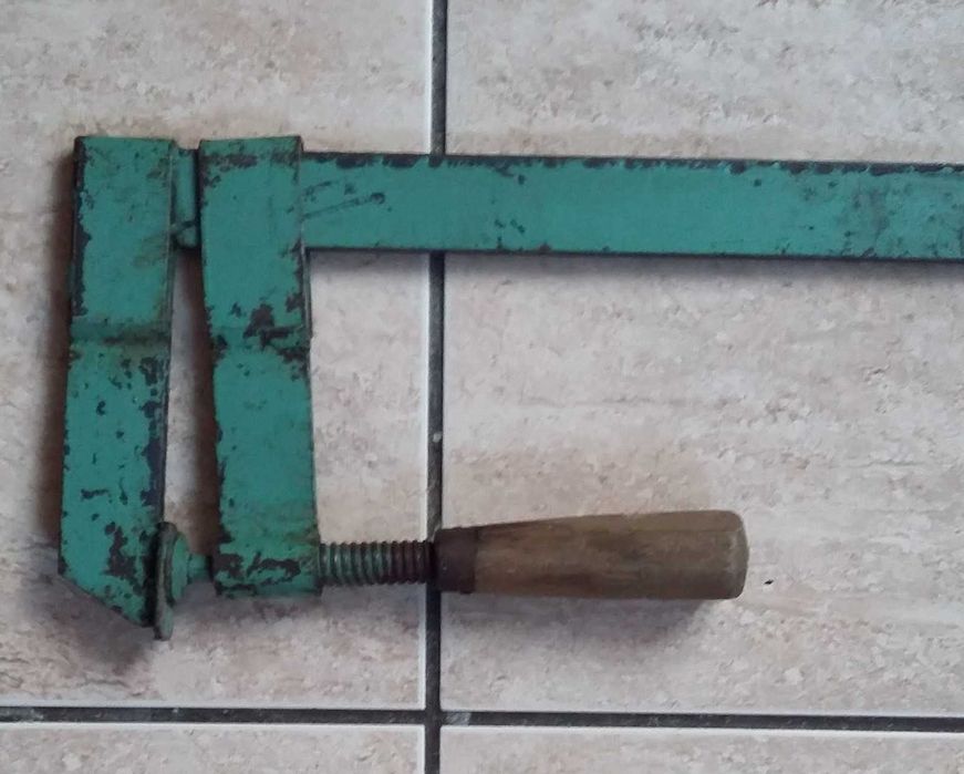 Duży ścisk stolarski 700x120