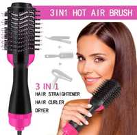 Фен-расческа щетка One Step 3 в 1, стайлер для укладки волос Hot Brush