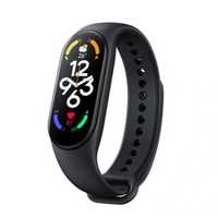 Opaska zegarek Smart Xiaomi Mi Band 7 czarny AMOLED Prezent Promocja