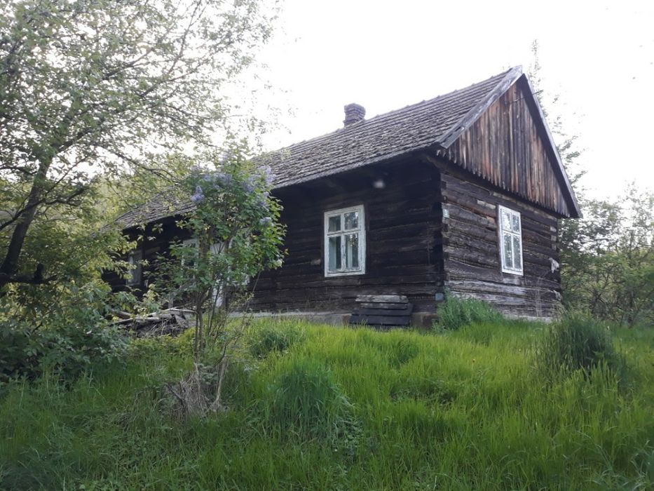 Domek z bali drewnianych