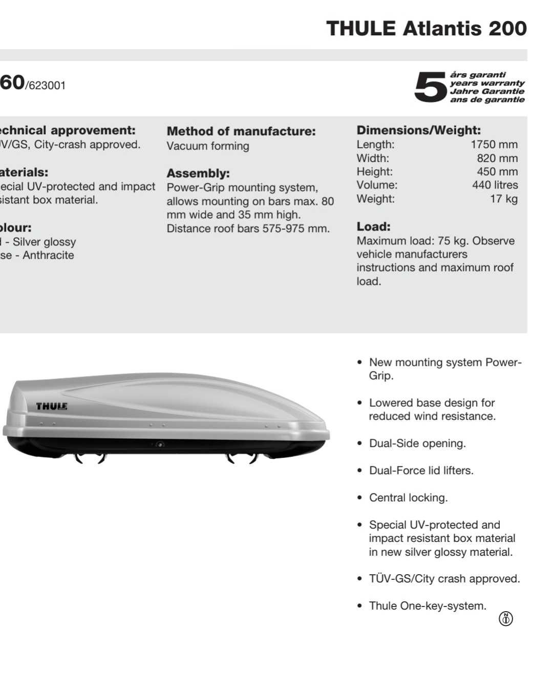 Thule Atlantis 200