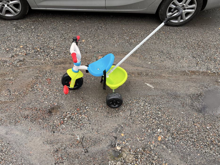 Rowerek 3 kołowy BeMove, wozidełko dla najmłodszych