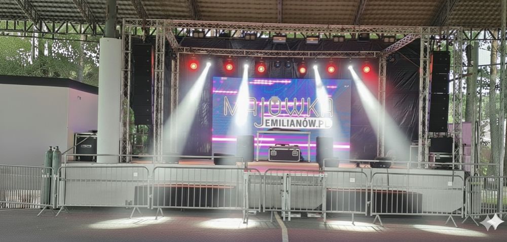 Scena estrada WYNAJEM nagłośnienie Oświetlenie