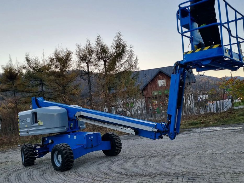 Genie S-45 Zwyżka Podnośnik Teleskopowy terenowy 4x4 wysokość 16 m Silnik DEUTZ jak Nowa IMPORT NORWEGIA 2009r Spalinowo- elektryczna Zadbana. Zero luzów wycieków! Okazja! 2 x Sterowanie maszyną góra i dół  Maszyna w stanie Perfekcyjnym! Zadbana każda fun