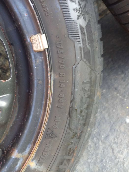 Opony zimowe  14 175/70 !! BARUM 5x100 seat
