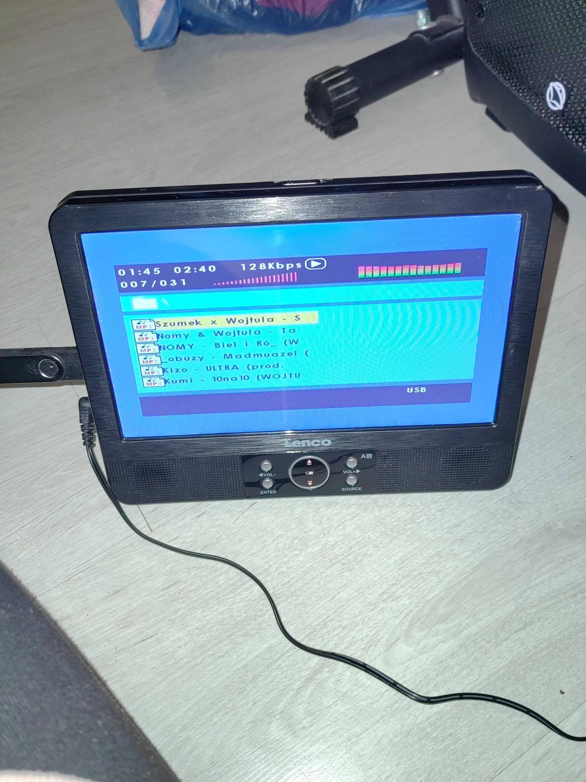 monitor samochodowy lenco DVP-938