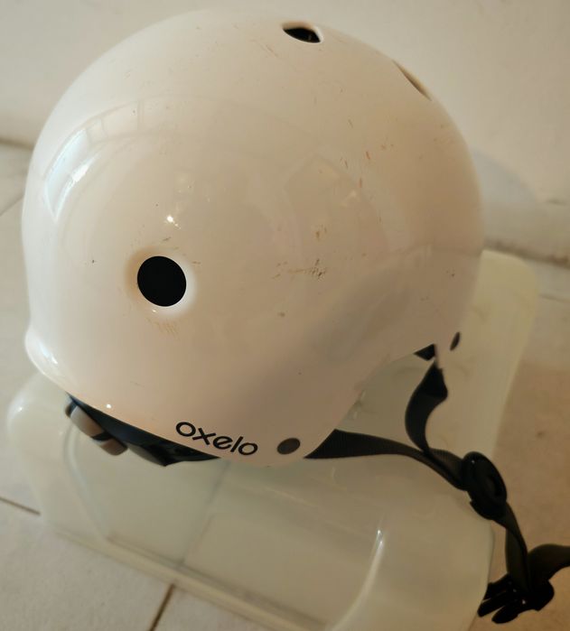 Capacete Oxelo 55-58cm branco